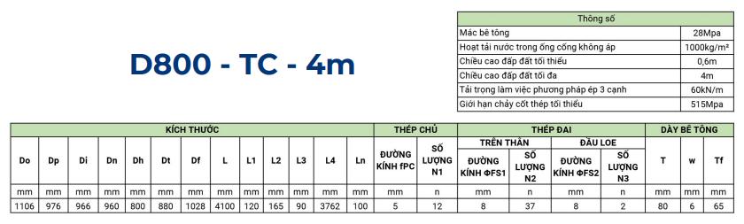 d800 tc 4m